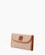 Dooney Pebble Grain Continental Clutch Blush ID-kgl0BYzy