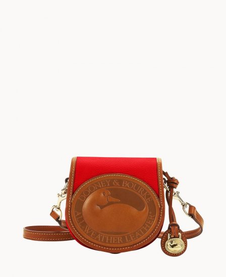 Dooney All Weather Leather 2 Duck Bag Red ID-MbyMDXvY - Click Image to Close