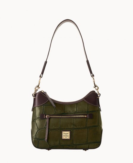 Dooney Denison Small Hobo Olive ID-kIyQ7S5p - Click Image to Close