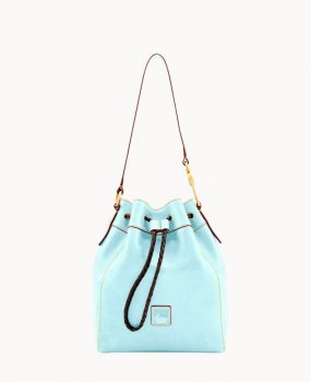 Dooney Florentine Hattie Drawstring Pale Blue ID-TjV4fhl1