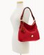 Dooney Pebble Grain Twist Strap Hobo Red ID-fZ2IbYOE