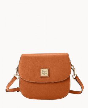 Dooney Saffiano Saddle Bag Natural ID-aBHJtqX7