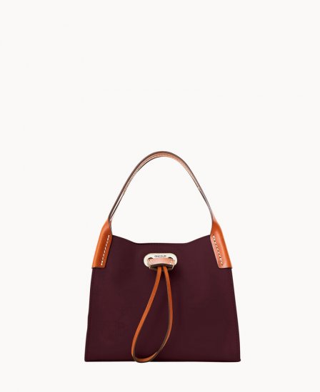 Dooney Oncour Elba Tiny Full Up Bordeaux ID-JQIETpEy - Click Image to Close