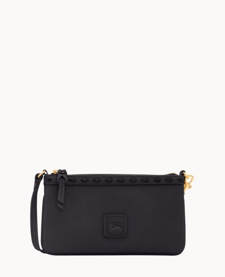 Dooney Florentine Large Slim Wristlet Black Black ID-mKttDPVK - Click Image to Close