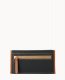 Dooney Pebble Grain Continental Clutch Black ID-IBRwz5DE