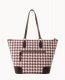 Dooney Houndstooth Career Tote Brick ID-8tdT42uX