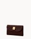 Dooney Ostrich Continental Clutch Brown Tmoro ID-yAHsvQuT