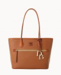 Dooney Pebble Grain Tote Caramel ID-PRsXXP0l