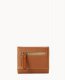 Dooney Pebble Grain Small Flap Credit Card Wallet Caramel ID-Apevdwbs