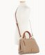 Dooney Ostrich Zip Satchel Light Taupe ID-yWpZvhzE