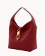 Dooney Florentine Logo Lock Shoulder Bag Bordeaux ID-CiChsriw