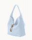 Dooney Pebble Grain Small Logo Lock Sac Glacier Blue ID-flOC7hT1