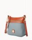 Dooney Pebble Grain Crossbody 25 Slate ID-xHADgEet