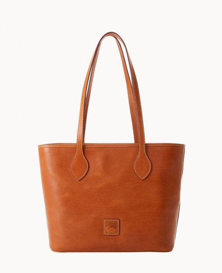 Dooney Florentine Tote Natural ID-9CRNKWO7 - Click Image to Close