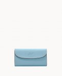 Dooney Henrys Continental Clutch Turquoise ID-XIltwdjN