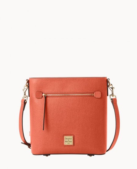 Dooney Saffiano Zip Crossbody Coral ID-l8raniFg - Click Image to Close