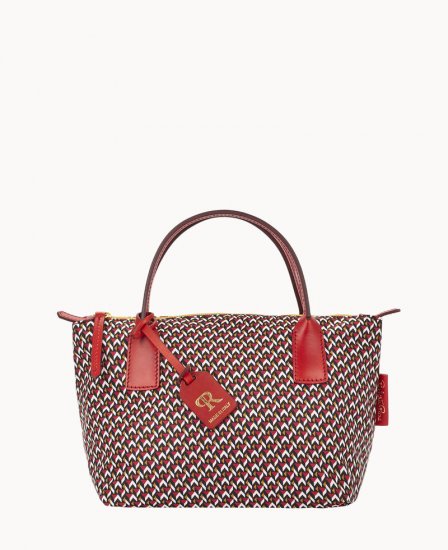 Dooney Roberta Pieri Tatami Classic Mini Robertina Tote Ruby ID-lF05Mp3I - Click Image to Close