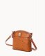 Dooney Ostrich Domed Crossbody Caramel ID-dDli0Nq1