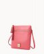 Dooney Saffiano Double Zip Tassel Crossbody Bubble Gum ID-SsoW91q5