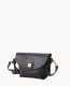 Dooney Ostrich Crossbody Saddle Bag Black ID-pf9o46yi