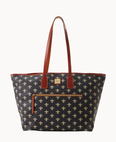 Dooney NFL Saints Large Tote SAINTS ID-I4XcmUVC - Click Image to Close