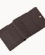 Dooney Pebble Grain Small Flap Credit Card Wallet Brown Tmoro ID-o6xYayMb