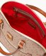 Dooney Ostrich Domed Zip Satchel Light Taupe ID-61lf1sfZ