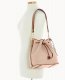 Dooney Pebble Grain Drawstring Blush ID-BdUvaX4T