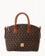 Dooney Gretta Domed Satchel Brown Tmoro ID-LXHkhYpV