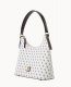 Dooney Gretta Hobo White ID-F3QqQph0