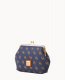 Dooney Gretta Large Framed Coin Purse Navy ID-anfDhAS0