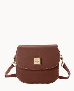 Dooney Saffiano Saddle Bag Amber ID-gzVfv5Yj