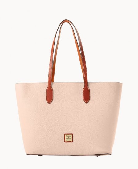 Dooney Pebble Grain Large Tote Blush ID-dZuKb9FV - Click Image to Close