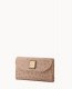 Dooney Ostrich Continental Clutch Light Taupe ID-kGABRgzl