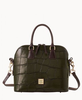 Dooney Denison Satchel Olive ID-WN2oIFas