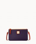 Dooney Pebble Grain Ella Crossbody Plum Wine ID-IitRvHvr