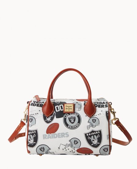 Dooney NFL Raiders Barrel Satchel RAIDERS ID-tsLItN5p - Click Image to Close