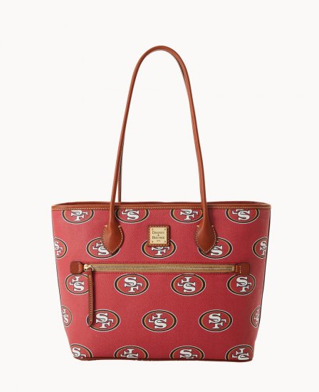 Dooney NFL 49ers Tote 49ers ID-55e7NB9X - Click Image to Close