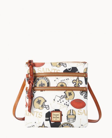 Dooney NFL Saints N S Triple Zip Crossbody SAINTS ID-wyrYHKUB - Click Image to Close