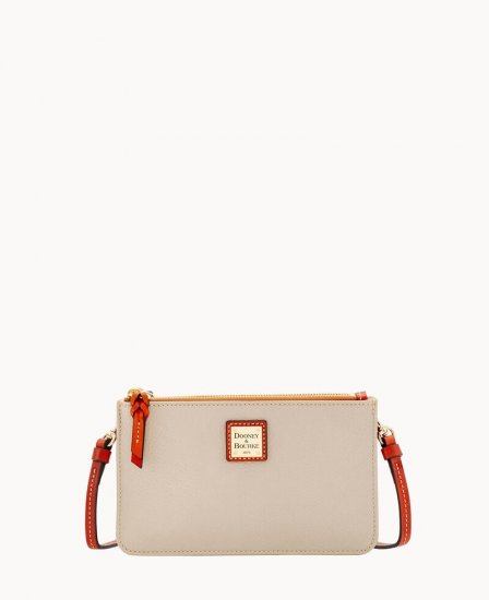 Dooney Pebble Grain Ella Crossbody Bone ID-oSM5xUVv - Click Image to Close