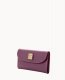 Dooney Saffiano Continental Clutch Plum Wine ID-TifQnznX