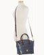 Dooney Denison Domed Satchel Steel Blue ID-ruhfPUD2