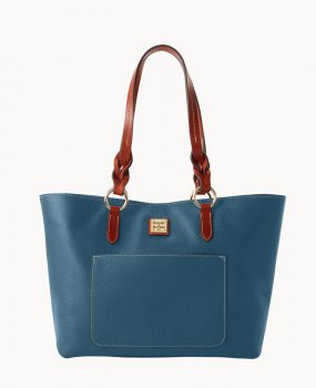 Dooney Pebble Grain Tammy Tote Teal ID-xViIM5GE