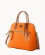 Dooney Pebble Grain Large Domed Satchel Clementine ID-NwNSeUvj