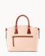 Dooney Pebble Grain Domed Satchel Blush ID-dbWhiB4B