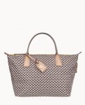 Dooney Roberta Pieri Tatami Classic Small Robertina Tote Taupe ID-8xFDzvDg