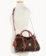 Dooney Ostrich Satchel Brown Tmoro ID-3ygxmlql