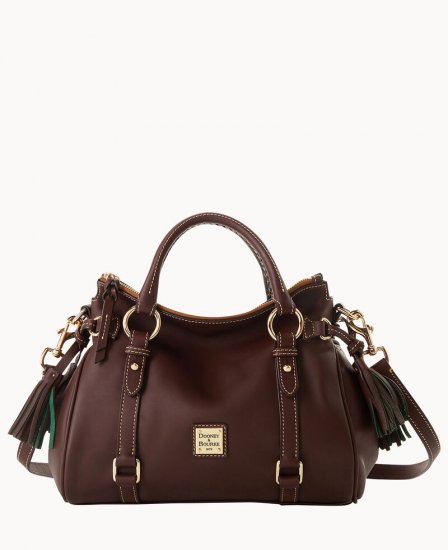 Dooney Penrose Satchel Brown ID-eayNwcFY - Click Image to Close