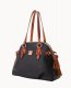 Dooney Pebble Grain Domed Satchel Black ID-3zq21P6n