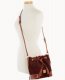 Dooney Suede Crossbody Drawstring Wine ID-3aBautjn